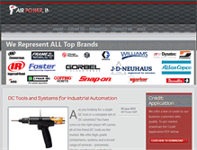 Tablet Screenshot of airpower-inc.com